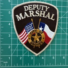 Groves, TX Texas Deputy Marshal Patch (Obsolete) picture