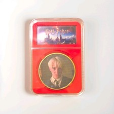 Ingenuity Coins Harry Potter Draco Malfoy & Hogwarts Collectible Coin In Case picture