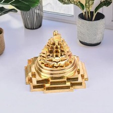Sri Meru Chakra Shree Yantra | Energized Golden Pyramid for Vastu, Meditation picture