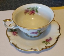 Vintage Porcelain Cup & Saucer Schumann, Arzberg, Germany Bone China READ picture