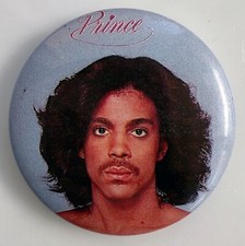 RARE Vintage 1979 Prince button 2nd album pin 1.25