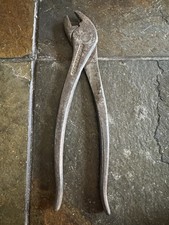 Vintage Blue Bird No. 25 Battery Terminal Pliers 8” Forged USA picture