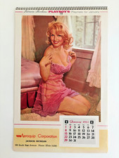Vintage 1961 Playboy Pin Up Calendar ~ Aeroquip Corp. Advertising picture