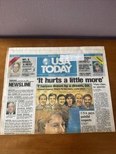 January 30, 1986-USA Today-Space Shuttle CHALLENGER-Historic/vintage newspaper picture