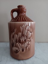 McCoy Cookie Jar Brown Drip Glaze  11 1/2