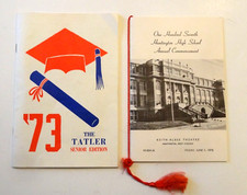 1973 Huntington High School WV Senior Edition The Tatler & Commencement Program picture
