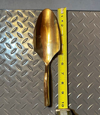 Vintage Solid Brass Garden Shovel/Trowel Functional or Decorative picture