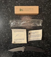 Vtg Columbia River  CRKT 7013  Apache Folding Knife ATS-34 w/Original Box picture