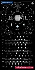 Moon Calendar 2027 Lunar Phases, Hangable MoonLight Wall Poster, Full Moon Track picture