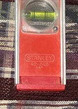 Stanley Level | No. 42-240 | 24” Aluminum | Plumb/ Level | USA picture