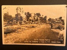 Tornado June 18, 1939.  Anoka, MN Vintage Real Photo POSTCARD picture