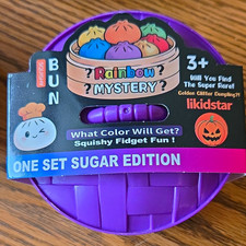 Likidstar Bun Squishies Rainbow Mystery Blind Pack Sugar Edition Purple 3+ picture