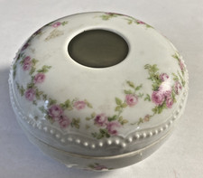 Prussian Silesia Antique Porcelain Hair Receiver picture
