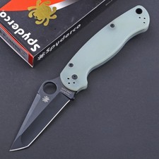 Transparent G10 Tanto Black Stainless Steel Lock Back Pocket Fold Military Knife picture