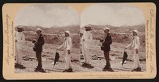 Pitons du Carbet from Mt. Pelee's barren slopes, professor Heilprin i Old Photo picture