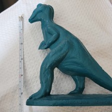 Vintage Plastic Trachodon Blue Dinosaur Sinclair Dinoland Toy picture