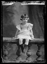 Photo:Unidentified Child Portrait Victorian Era Studio Photo picture