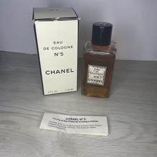 Vintage EAU DE Cologne Chanel No.5 Chanel 4 FL Oz  118 ML Full Bottle Collectors picture