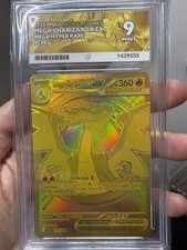Mega Charizard X ex #130/094 ACE 9 Mint – Mega Hyper Rare Pokémon Card picture