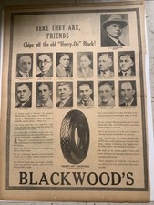 1928 Nashville Tennessean Full Page Ad Blackwoods Goodyear Employees Pictured picture