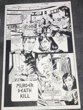 DEMOLITION MAN SANDRA BULLOCK BENJAMIN BRATT PUBLISHED ORIGINAL ART WORK PAGE picture