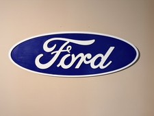 Jumbo Wooden Ford Badge Sign For Mancave picture
