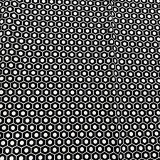Schumacher Studio Bon Outdoor Geometric Fabric- Queen B black & white picture