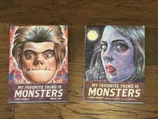 My Favorite Thing Is Monsters Set: Book One & Two by Emil Ferris Fantagraphics picture