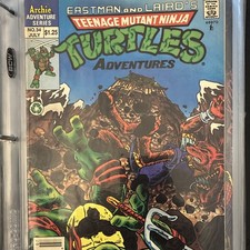 Teenage Mutant Ninja Turtles Adventures #34 (1991) Eastman & Laird CGC 9.8 picture