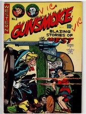 GUNSMOKE #2 (1949) RARE HIGH GRADE GGA GOLDEN AGE A picture