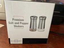Willow & Everett Premium Salt and Pepper Shakers w/Adjustable Holes (S1344) picture