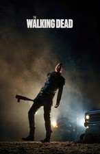 The Walking Dead Negan Jeffrey Dean Morgan Lucille Truck Headlights Poster Print picture
