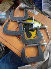 Lot Of 4 Cincinnati Tool Co. C  Clamp Number 53 Super Junior  1
