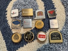 Vintage Metal Retractable Measuring Tape Lot Of 12 picture