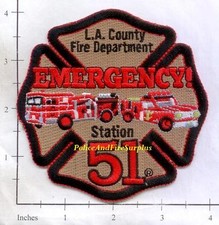 California - Los Angeles County Station 51 CA Fire Dept Patch - Squad 51 picture