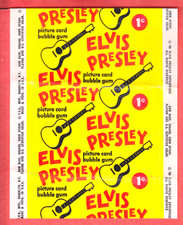 1956 TOPPS   ELVIS PRESLEY    1 cents    WAX WRAPPER   NM/MT-MINT picture