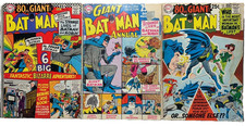 BATMAN 182 & 208 DC 80 Page Giants & 1963 Annual 5  picture