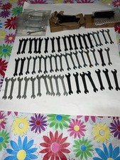 Vintage Open-end Wrench1/4and 7/16 USA 68 Pieces picture