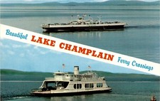 VAL COUR, LAKE CHAMPLAIN, ADIRONDACK M.V VALCOUR, M Postcard picture