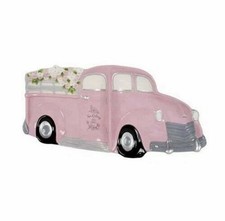 Fitz and Floyd Butterfly Fields Branch & Blossom Pink Truck Two Section Server picture