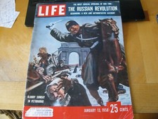 1958 LIFE MAGAZINE JANUARY 13 BLOODY SUNDAY IN PETROGRAD LOWEST PRICE ON EBAY picture