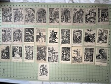 Lot of 26 Vintage Albrecht Dürer Postcards F.A. Ackermann Munich Art Prints 1920 picture