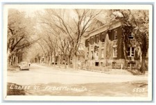 1942 Chaffee Street Residence View Des Moines Iowa IA RPPC Photo Posted Postcard picture