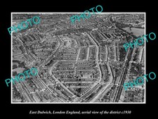 East Dulwich London England Aerial View c1930 2 Old Large Historic Photo picture