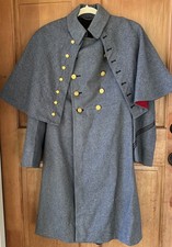 Vintage Virginia Military Institute VMI Cadets Wool Cape Overcoat Greatcoat  picture