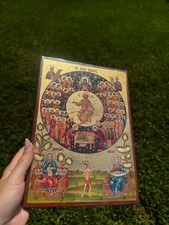 All Saints Orthodox Icon Flat Wood 18kt Gold Leaf picture