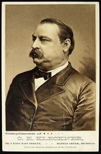 1880s-1890s Grover Cleveland C. E. Kleckner Advertising Card  picture