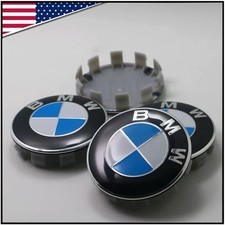 SET OF 4 Genuine NEW Alloy Wheel Centre Caps E46 E90 F10 F30 F32 - 68mm picture