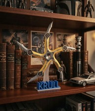 1980's Movie KRULL Glaive Style Prop Spinner With Stand picture