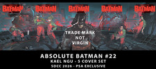Absolute Batman #22 x5- Kael Ngu-PSA - SDCC 2026 Exclusive + Ratio 1:25-6 Books picture